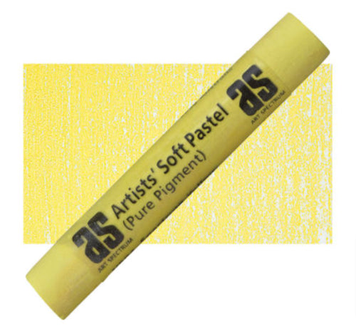 Artist Pastel Spec Yellow V 504: vibrant yellow pastel stick, smooth texture for blending, safe and non-toxic for artists.