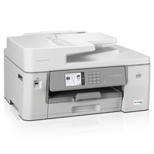 Brother MFC-J6555DWXL A3 multifunction printer with Inkvestment Tank, wireless, and high-speed printing for small offices.