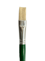 Artist Brush Set - Series 579cs features flat stubby brushes for precision in watercolors, acrylics, and oils.