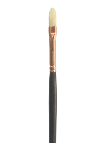 Artist Brush S1180 with hog and Taklon bristles, perfect for soft blending and detailed artwork in oil and acrylic painting.