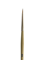 Artist Brush - DASS225 Red Sable Round 2/0 featuring premium red sable hairs for precision in fine art detailing.