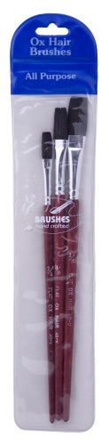 Premium 40-piece ox hair brush set for watercolor, acrylic, and oil painting, ideal for all skill levels.