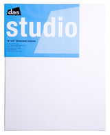 Artist Canvas - Das Studio 3/4, 16x20 inches, durable cotton canvas with sturdy frame, ideal for oil and acrylic painting.