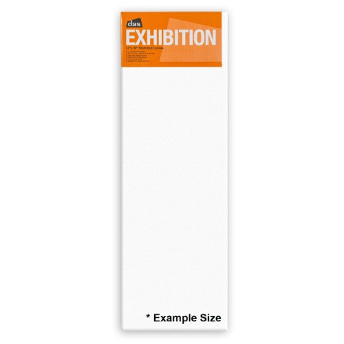 High-quality 12x36 Das Exhibition canvas, featuring medium grain texture and stable structure for various painting techniques.