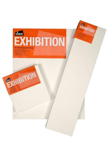 Premium 16x40-inch Das Exhibition canvas, made from natural cotton, ideal for vibrant acrylic and oil painting.