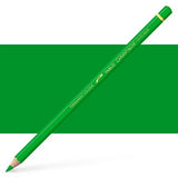 Vibrant Caran d'Ache Pablo Peacock Green artist pencil, ideal for realistic art with excellent lightfastness and coverage.