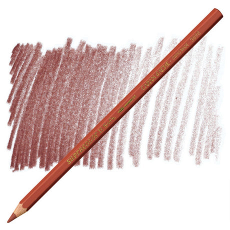 Vibrant mahogany water-soluble artist pencils with robust leads for blending and stunning watercolor effects.