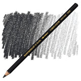 Premium Supracolour Ivory Black artist pencils with robust 3.8mm leads for intense black pigment and versatile watercolour effects.