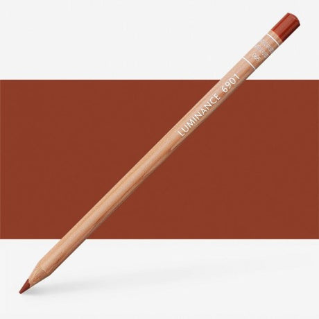 Caran D’ache Luminance Natural Russet pencils featuring creamy, lightfast 3.8mm leads for vibrant, professional artwork.