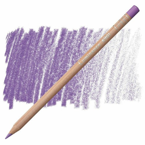 Caran D’ache Luminance Pencils in Mang. Violet (Pack of 3) feature creamy leads and vibrant colors, ideal for professional artists.