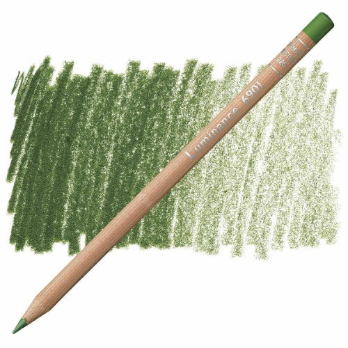 Artist Pencils - Caran D’ache Luminance Pencils Moss Green (Pack of 3)