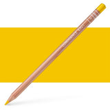 Caran D’ache Luminance Cadmium Yellow pencil featuring creamy, lightfast lead in eco-friendly cedar wood casing.