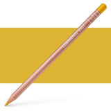 Caran D’ache Luminance Indian Yellow pencil featuring creamy, lightfast lead in an eco-friendly cedar wood casing.