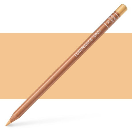 Caran D’ache Luminance Pencils in LT Flesh 10% - premium, lightfast colored pencils made from eco-friendly cedar wood.