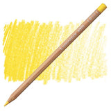 Caran D’ache Luminance Pencils in Golden Basmati Yellow, pack of 3, featuring creamy leads and high lightfastness for artists.