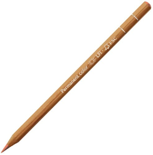 Set of 3 Caran d'Ache Luminance Pencils in Bnt Ochre 50%, featuring creamy leads for vibrant, lightfast artwork.