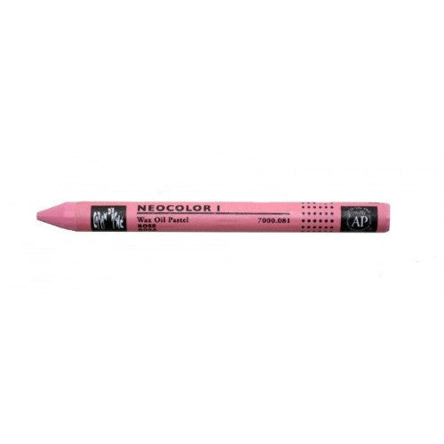 Pack of 10 Caran D’ache Neocolor 1 Wax Oil Pink pastels, known for vibrant colors, smooth texture, and water-resistant properties.