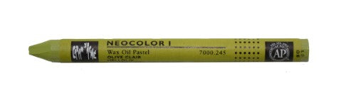 Crayon - Neocolor 1 Wax Oil Lt Olive - Pack of 10