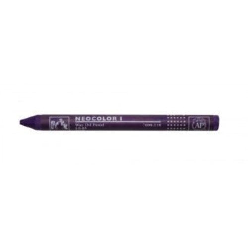 Pack of 10 Caran d'Ache Neocolor I Metallic Violet pastels, showcasing vibrant colors and smooth, water-resistant texture for artists.