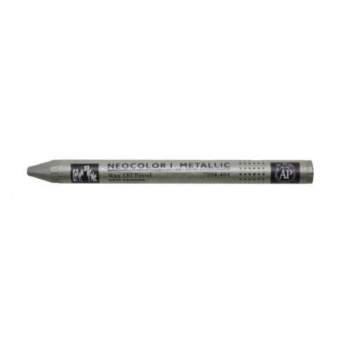 Crayon - Neocolor I Metallic Ash Grey - Pack of 10