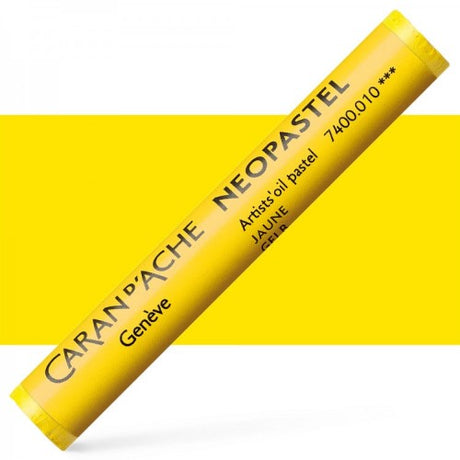 Caran D’ache Neopastel Yellow pastels set of 3, featuring vibrant, soft, and water-resistant oil pastels for versatile artistry.