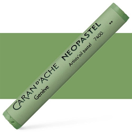 Artist Pastels - Caran D’ache Neopastel Khaki Green (Set of 3)