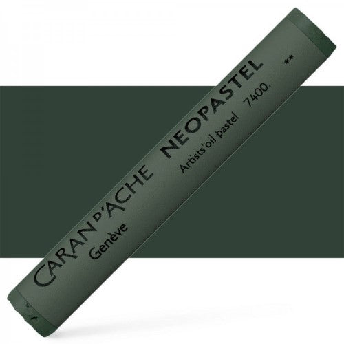 Artist Pastels - Caran D’ache Neopastel Olive Black  (Set of 3)