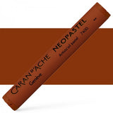 Set of 3 Caran d'Ache Neopastel Russet oil pastels, featuring creamy texture and high pigment for vibrant artwork.