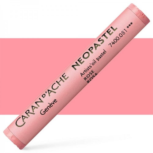 Caran D’ache Neopastel Pink Set of 3 artist pastels featuring a velvety texture and high pigment for versatile artistic expression.