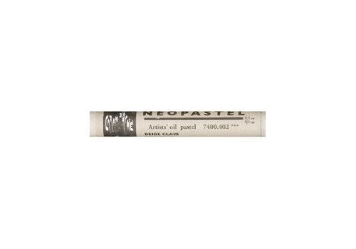 Set of 3 Caran d'Ache Neopastel Light Beige artist pastels, featuring soft texture and high pigment for vibrant artwork.