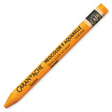 Pack of 10 Caran D’ache Neocolor II Orange Crayons, featuring high pigment, lightfastness, and versatile wet/dry application.