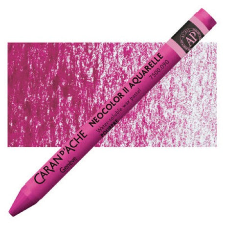 Caran d'Ache Neocolor II Purple crayons pack of 10, featuring high pigment, lightfastness, and versatility for artists.