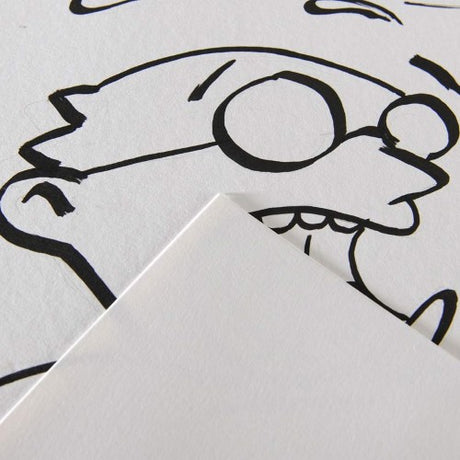 Canson Illustration Paper pad, 50x65cm, 250g, 25 sheets, designed for illustrators with smooth texture for various mediums.