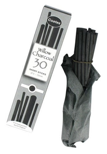 Artist Charcoal - Coates Willow Charcoal Short Lengths (30