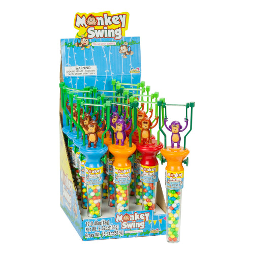 Durable 13g monkey swings (12 pack) for outdoor fun, perfect for trees, parties, and play areas.