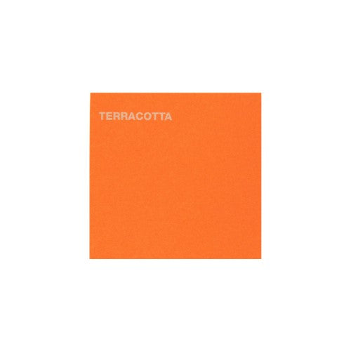 Vibrant terracotta Canford Paper pack of 25, ideal for arts, crafts, and presentations with a matte finish.