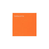 Vibrant terracotta Canford Paper pack of 25, ideal for arts, crafts, and presentations with a matte finish.