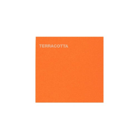 Vibrant terracotta Canford Paper pack of 25, ideal for arts, crafts, and presentations with a matte finish.