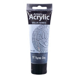 75ml Paynes Grey acrylic paint by Phoenix, ideal for rich shadows and depth in artwork, suitable for all artists.