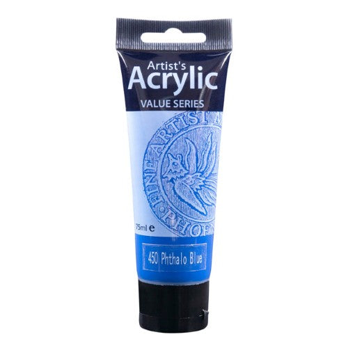 Acrylic Paint - Phoenix Acrylic 75ml Pthalo Blue (450)