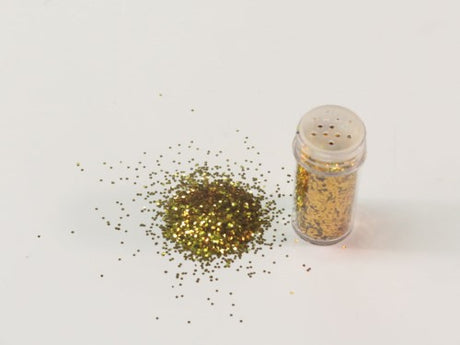 Gold Das Glitter 1kg for arts and crafts, offering a fine texture for even application on various surfaces.