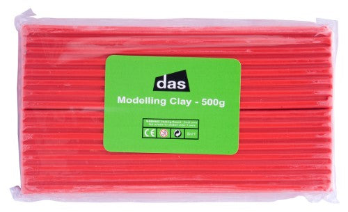 Das Modelling Clay 500g Red