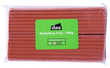 Terracotta modelling clay in a 500g pack, ideal for flexible sculpting and creative projects without hardening.