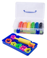 Colorful Das Modelling Clay pack including 7 vibrant colors, ideal for safe and creative sculpting for all ages.