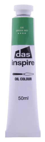 Artist Oil Paint - Das Inspire Oil 50ml Green Mid