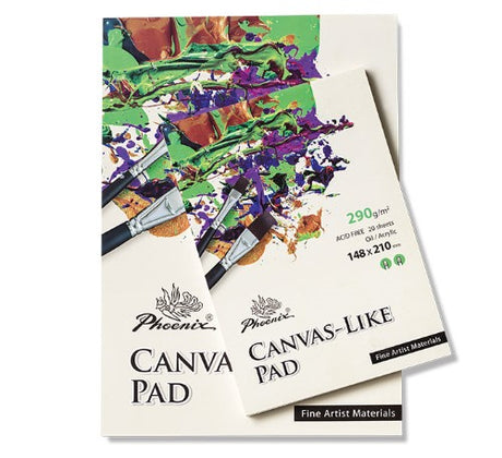 A4 canvas-like pad with 20 sheets for oil and acrylic painting, featuring a textured surface for vibrant art.