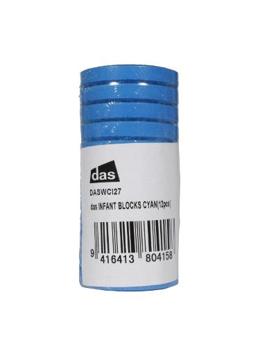 Das Tempera Blocks S0 Cyan: vibrant cyan pigment blocks for smooth application, ideal for art and education without cracking.