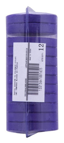 Vibrant violet Das Tempera Blocks S0, ideal for smooth, mess-free painting and crafting for all ages.