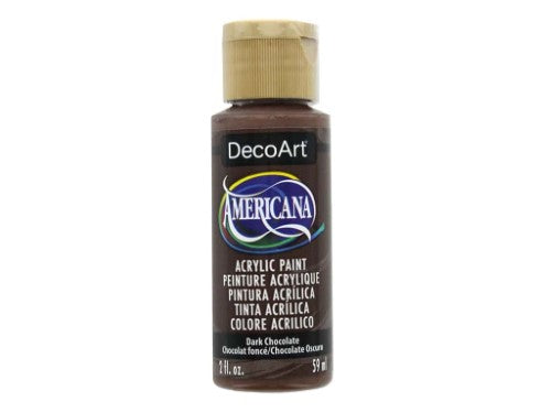 Acrylic Paint - Americana Acrylic 2oz Dark Chocolate