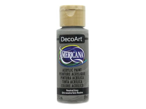 Acrylic Paint - Americana Acrylic 2oz Neutral Grey